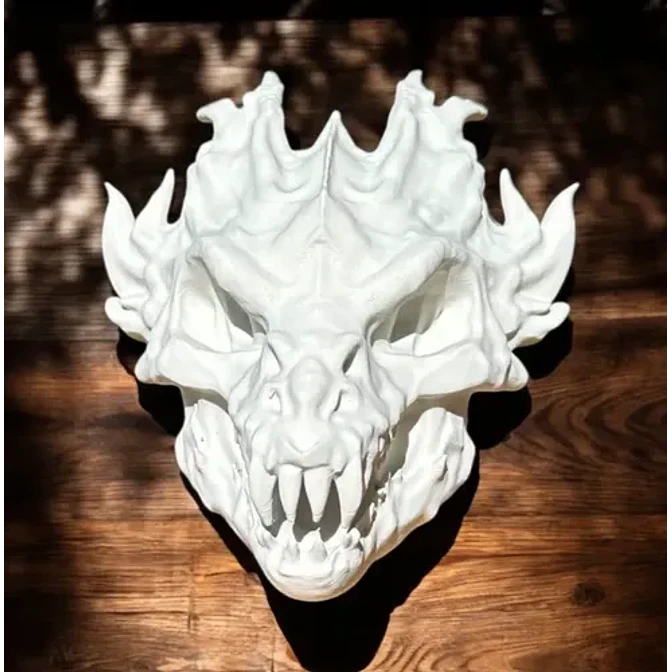 Figura Decorativa- Cabeza De Dragón Furioso 3