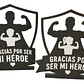 Escultura Decorativa Prints Patro- Papá Héroe Pack De 2 - Miniatura 1