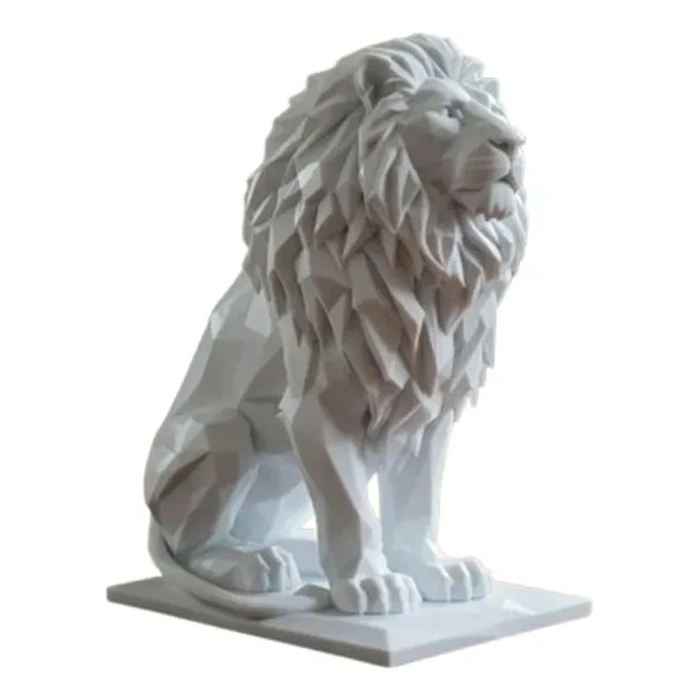 Escultura Decorativa Prints Patro- León Majestuoso