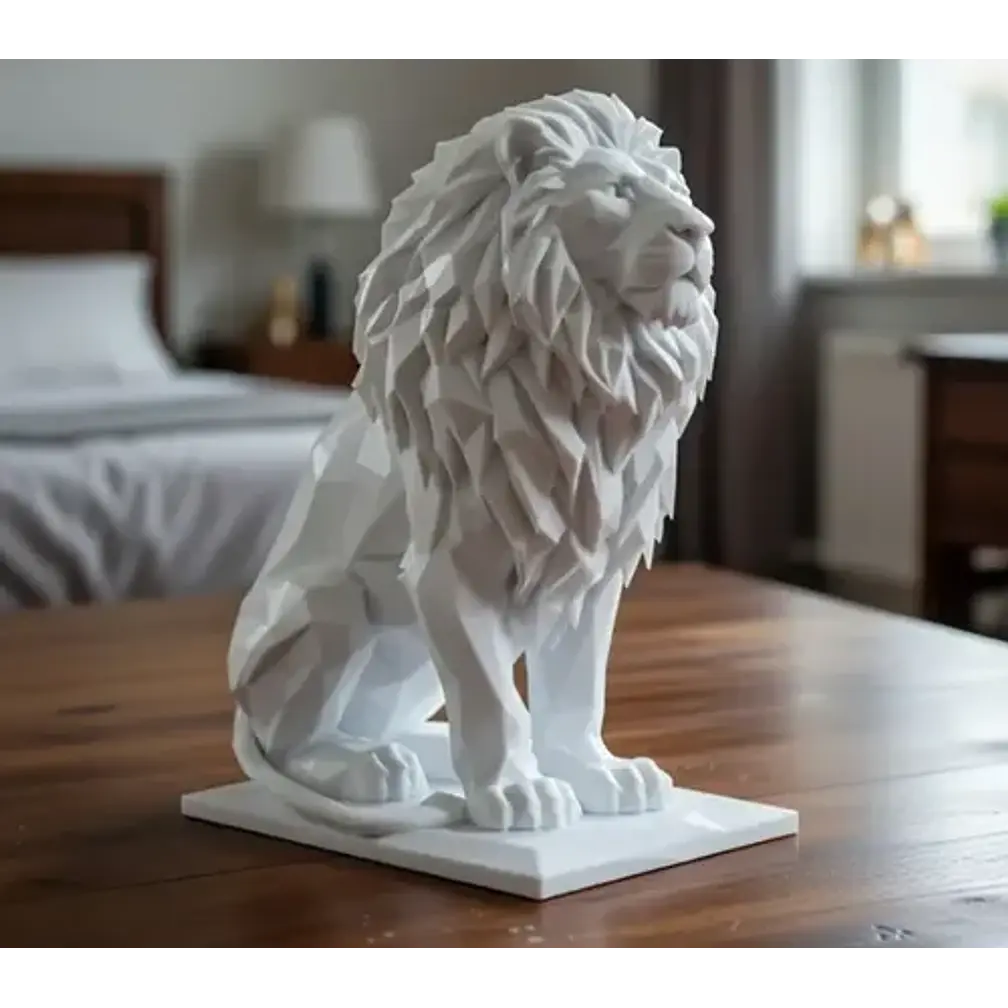 Escultura Decorativa Prints Patro- León Majestuoso 2