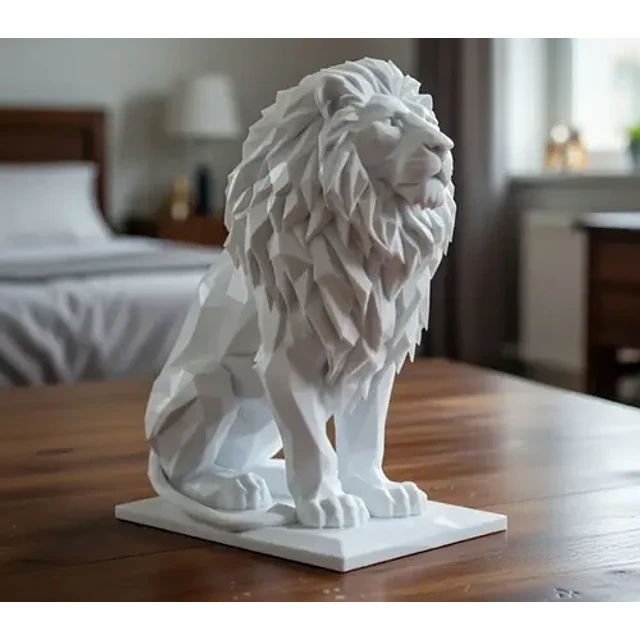 Escultura Decorativa Prints Patro- León Majestuoso