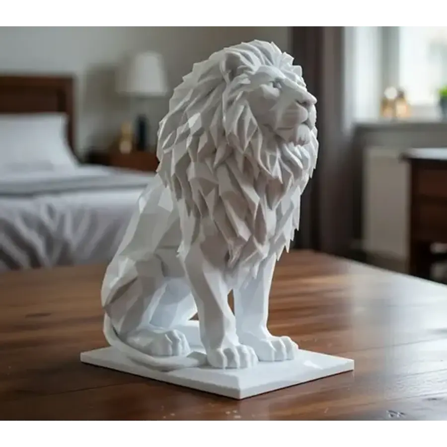 Escultura Decorativa Prints Patro- León Majestuoso