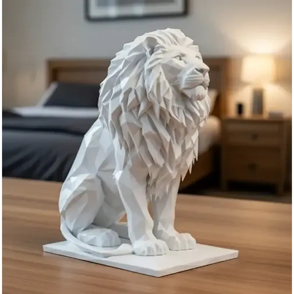 Escultura Decorativa Prints Patro- León Majestuoso 6