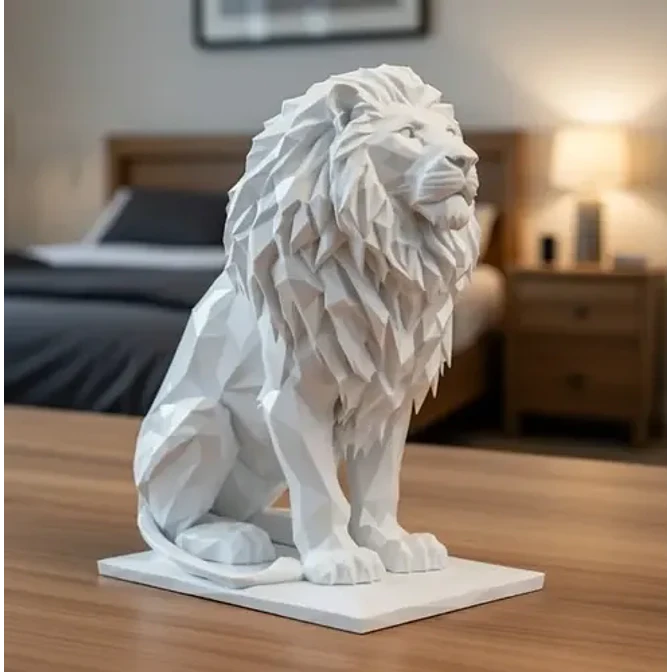 Escultura Decorativa Prints Patro- León Majestuoso 6