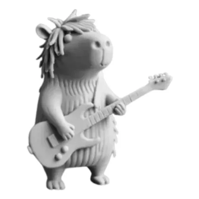 Figura Decorativa Prints Patro- Capibara Rockero