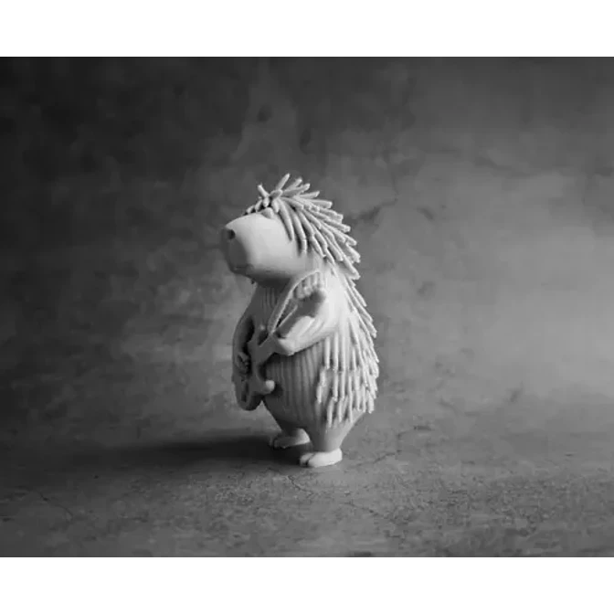 Figura Decorativa Prints Patro- Capibara Rockero 3