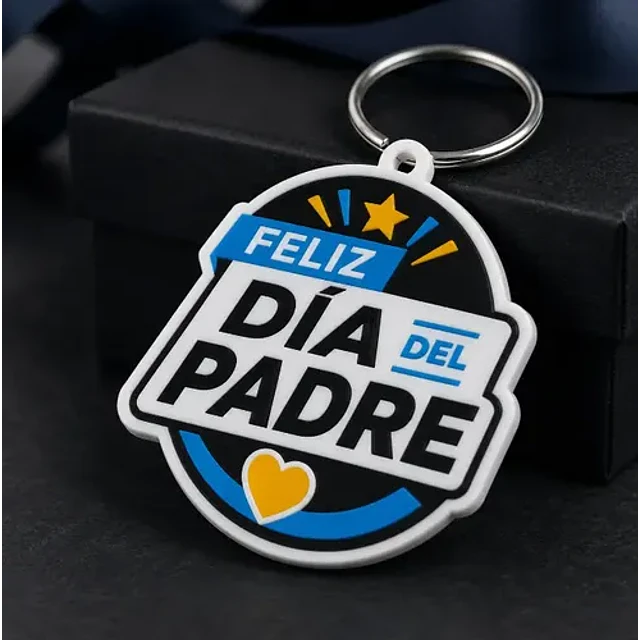 Llavero Prints Patro- Feliz Día Del Padre V1