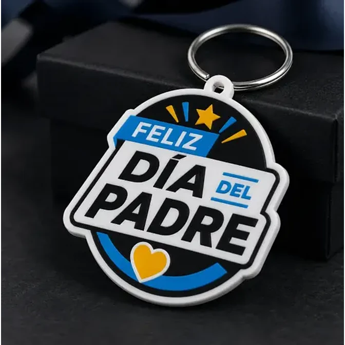 Llavero Prints Patro- Feliz Día Del Padre V1 2