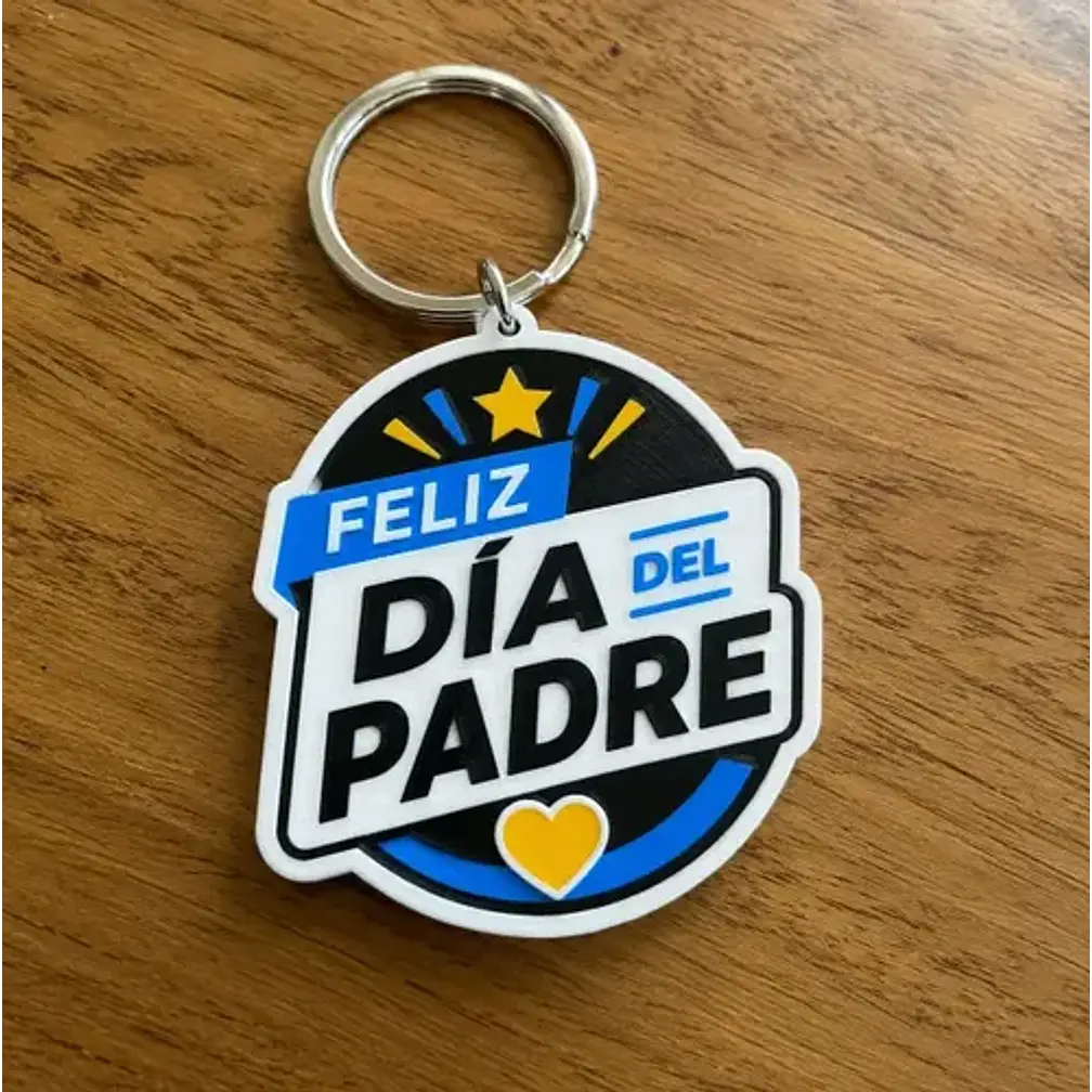 Llavero Prints Patro- Feliz Día Del Padre V1 4