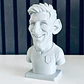 Escultura Decorativa Prints Patro- Busto De Lionel Messi - Miniatura 2