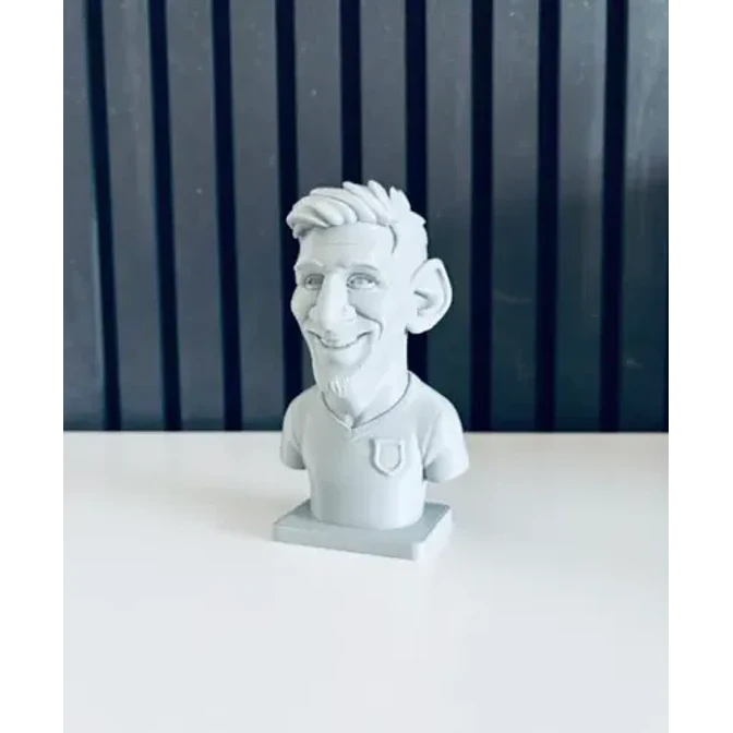 Escultura Decorativa Prints Patro- Busto De Lionel Messi 3