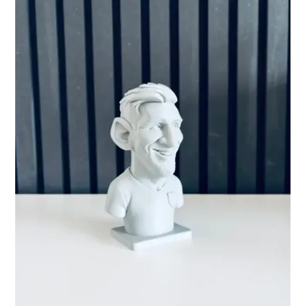 Escultura Decorativa Prints Patro- Busto De Lionel Messi 5