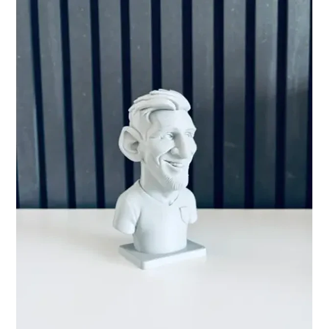 Escultura Decorativa Prints Patro- Busto De Lionel Messi 5
