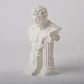 Escultura Decorativa Prints Patro- Busto De Héroe Griego - Miniatura 3