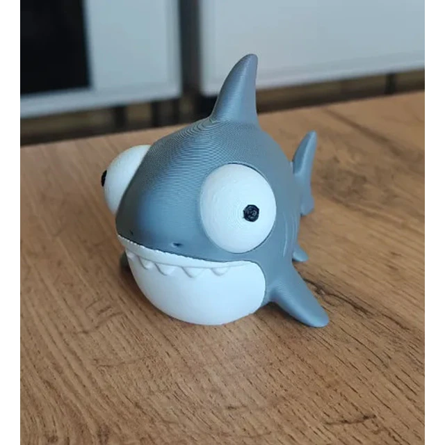 Figura Decorativa Prints Patro- Tiburón Ojos Saltones