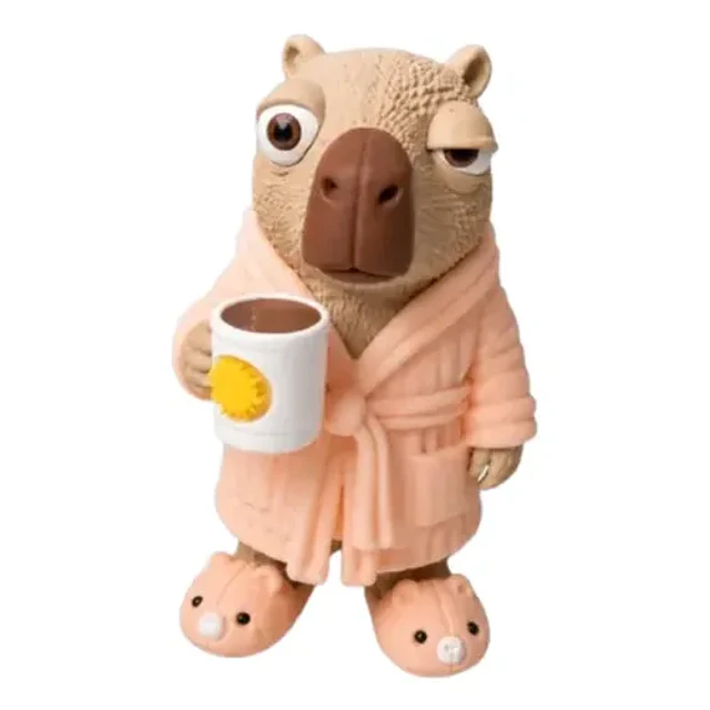 Figura Decorativa Prints Patro- Capibara Madrugador