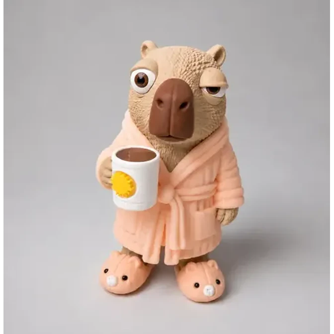 Figura Decorativa Prints Patro- Capibara Madrugador 2