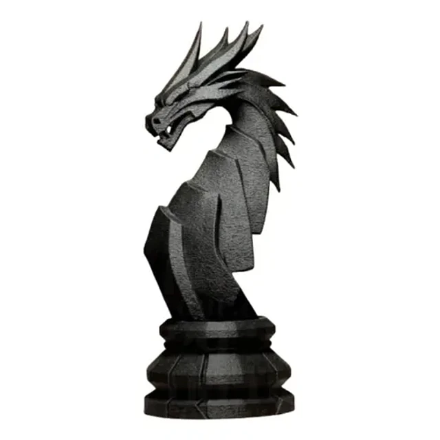 Escultura Decorativa Prints Patro- Dragón Geométrico