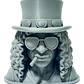 Escultura Decorativa Prints Patro- Busto De Slash - Miniatura 1