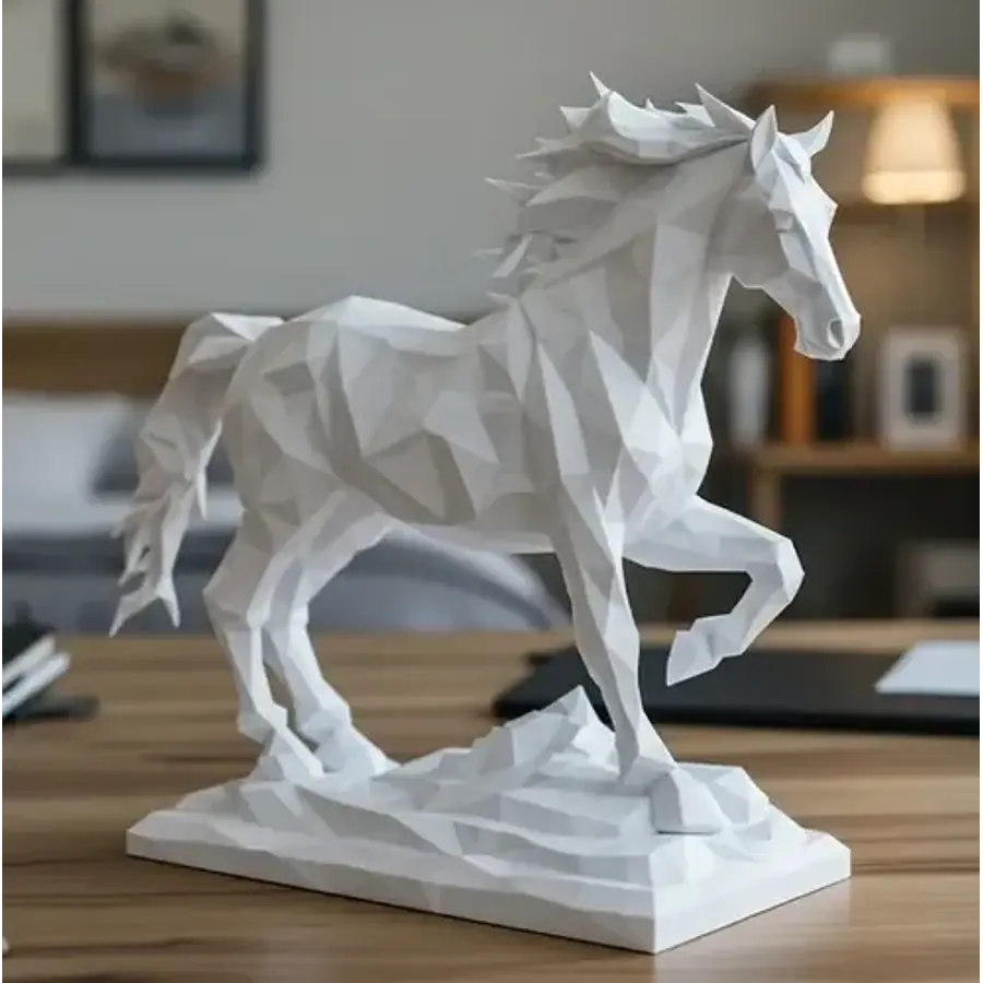 Escultura Decorativa Prints Patro-  Año Del Caballo