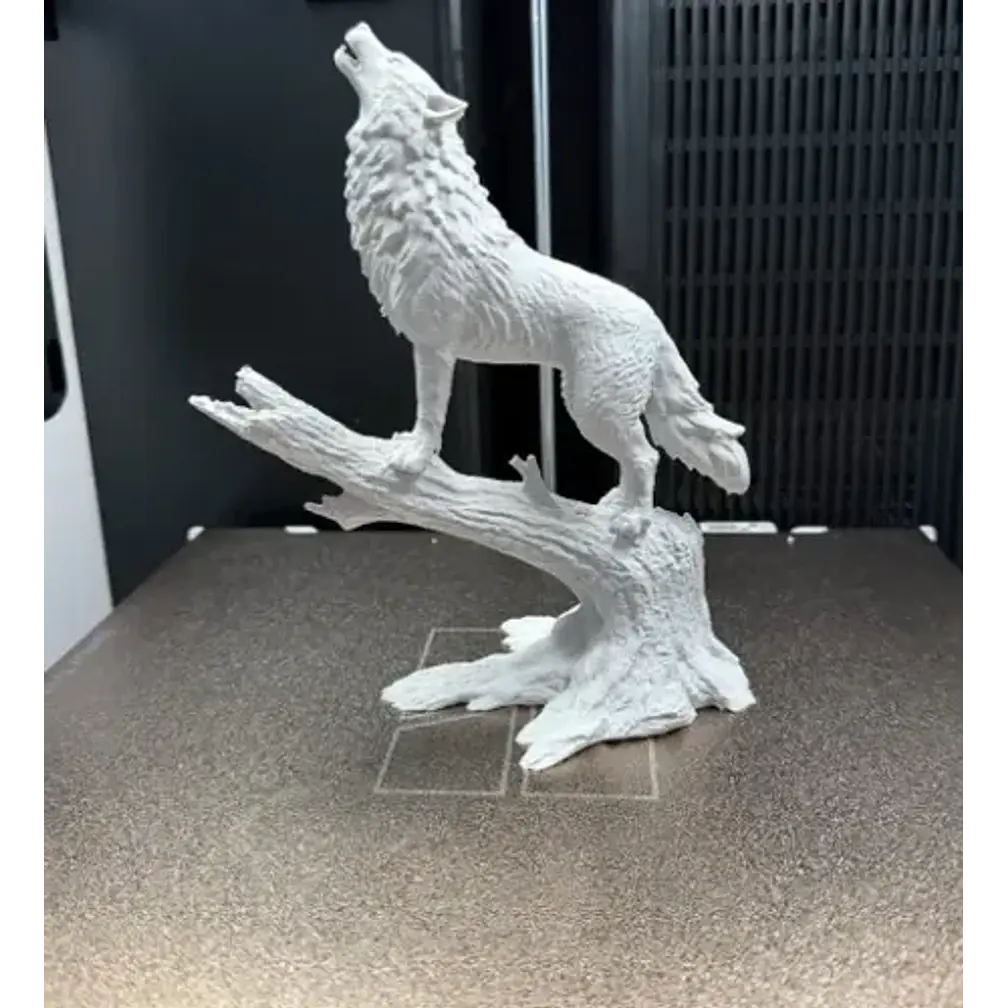 Escultura Decorativa Prints Patro-  Lobo Aullando 3