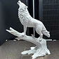 Escultura Decorativa Prints Patro-  Lobo Aullando - Miniatura 4