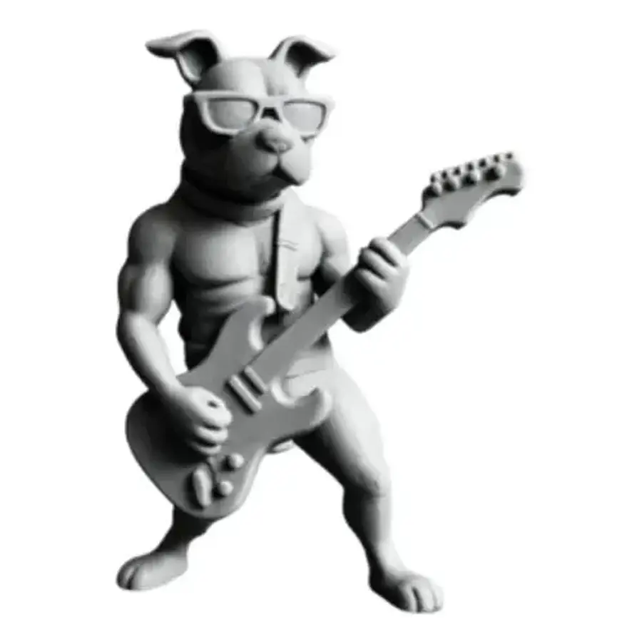 Figura Decorativa Prints Patro- Bulldog Bajista