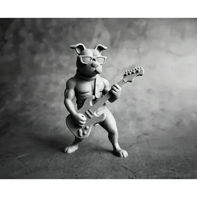 Figura Decorativa Prints Patro- Bulldog Bajista