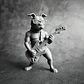 Figura Decorativa Prints Patro- Bulldog Bajista - Miniatura 2