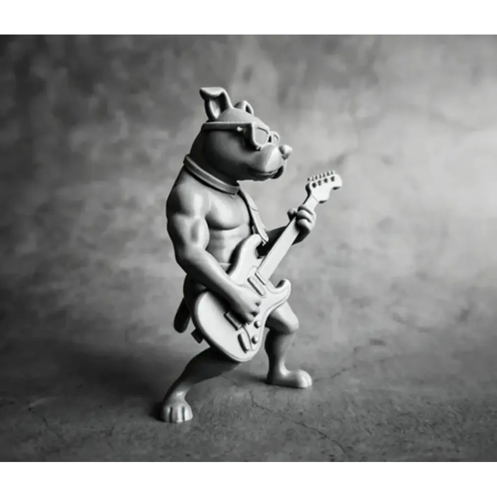 Figura Decorativa Prints Patro- Bulldog Bajista 3