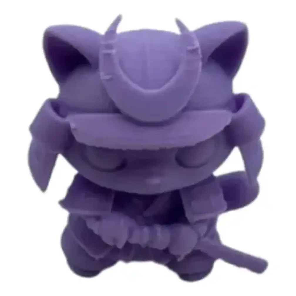 Figura Decorativa Prints Patro- Gatito Samurái 1