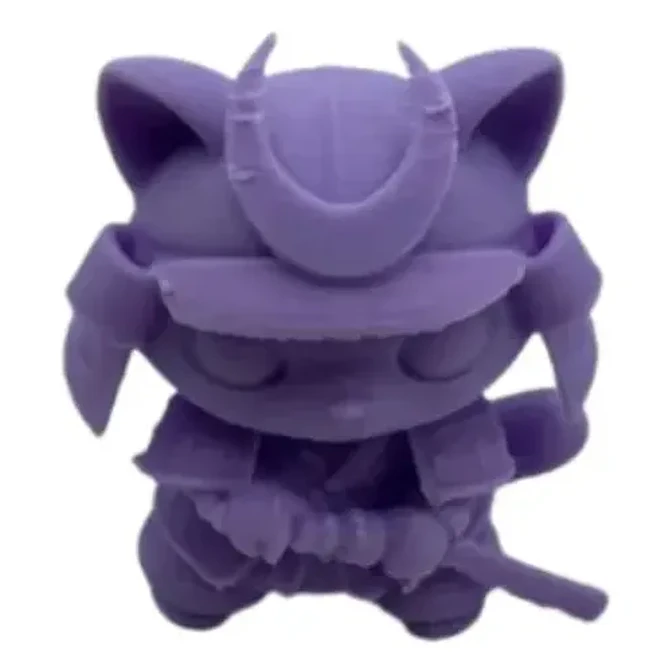 Figura Decorativa Prints Patro- Gatito Samurái 1