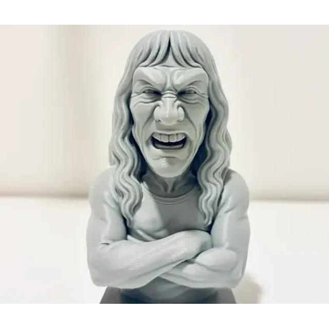 Escultura Decorativa Prints Patro- Busto Steve Harris V2