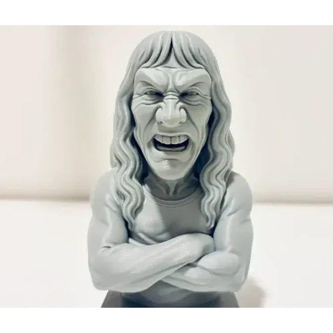 Escultura Decorativa Prints Patro- Busto Steve Harris V2 2