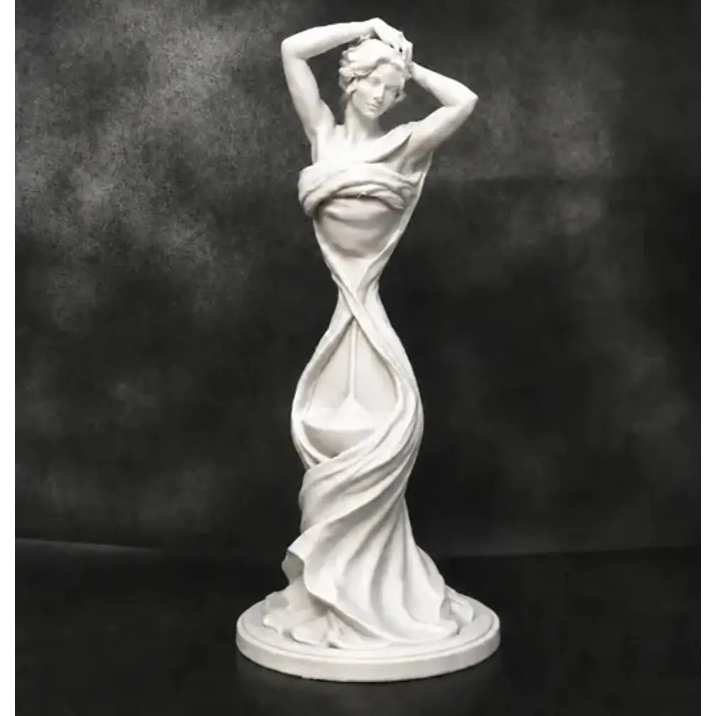 Escultura Decorativa Prints Patro- Musa De Reloj De Arena 4