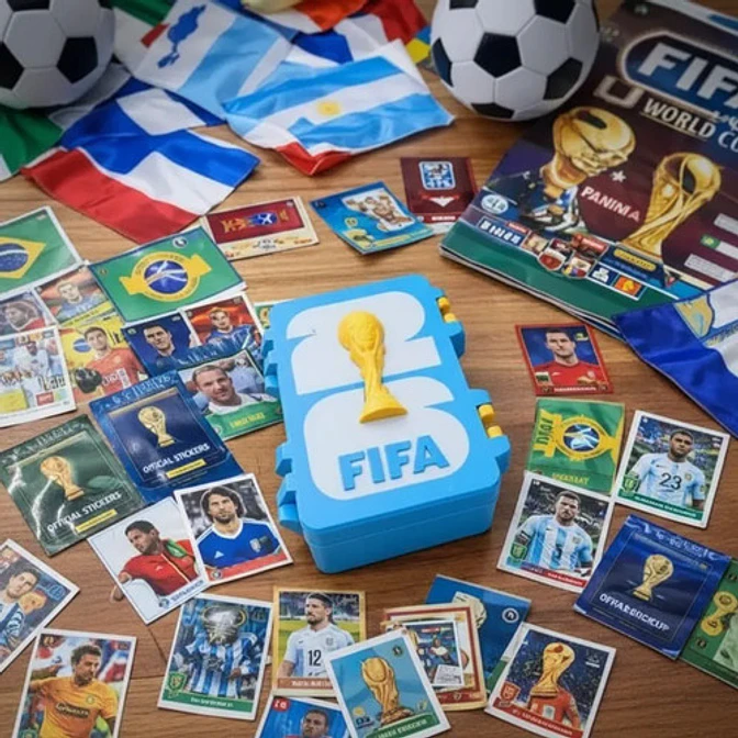Caja Porta Láminas Álbum Mundial Panini Copa Del Mundo 2026 3