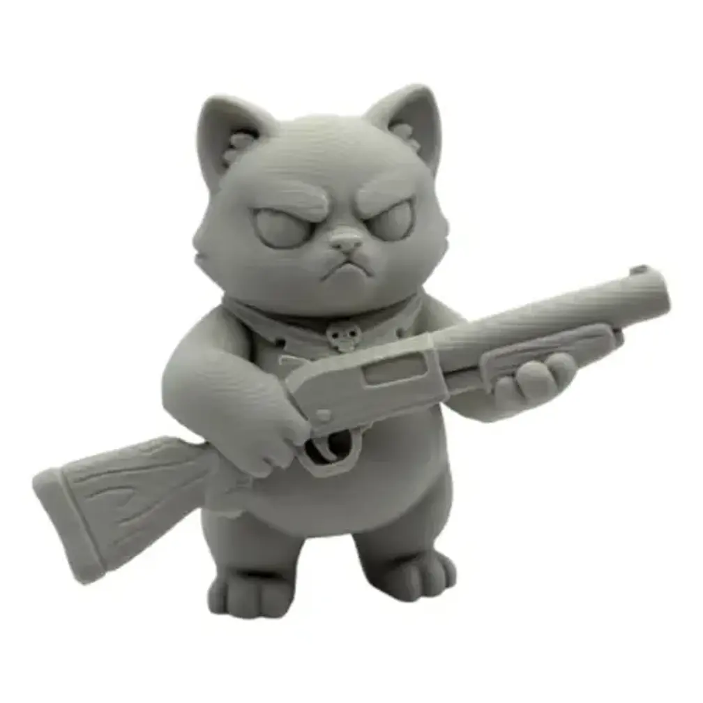 Escultura Decorativa- Gato Escopeta 1