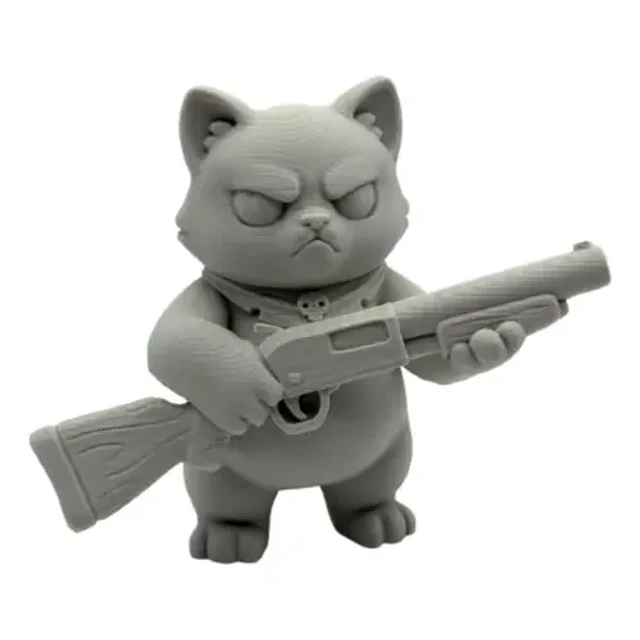 Escultura Decorativa- Gato Escopeta
