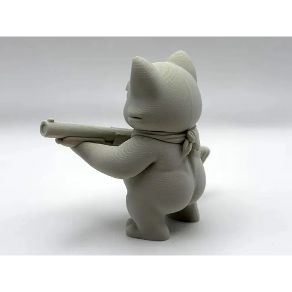 Escultura Decorativa- Gato Escopeta 4