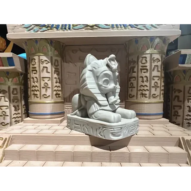 Figura Decorativa De La Estatua Del Gato Esfinge