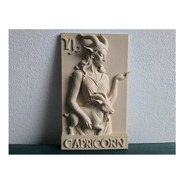 Figura Decorativa De Mujer Capricornio - Signo Zodiacal