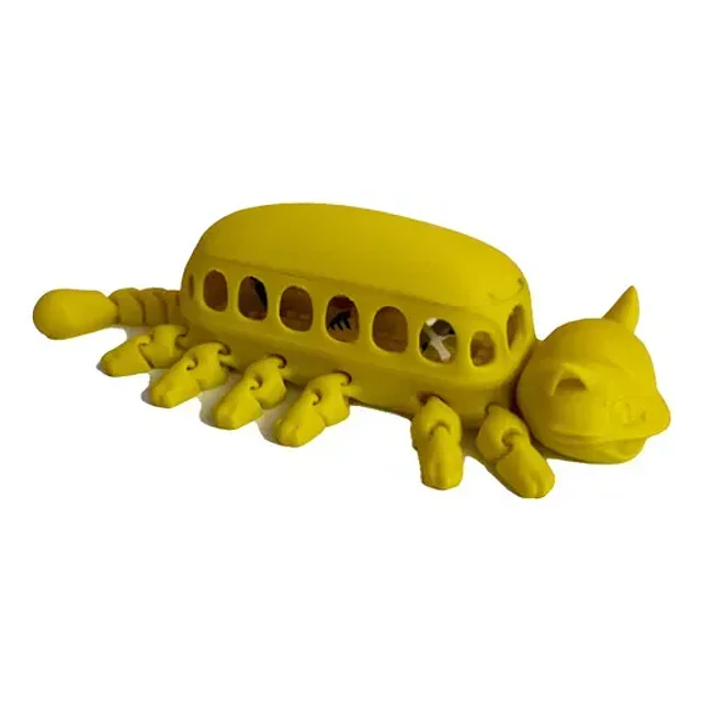Gatobús Totoro Articulado En 3d