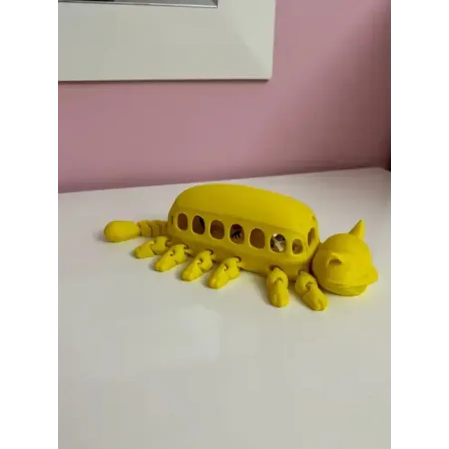 Gatobús Totoro Articulado En 3d