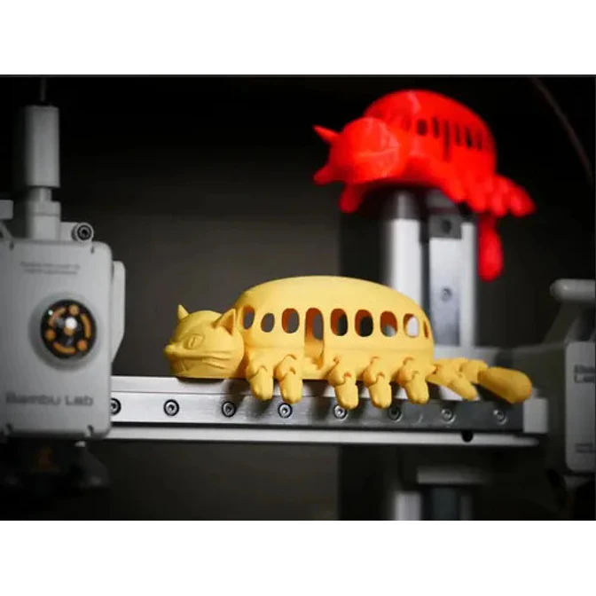 Gatobús Totoro Articulado En 3d 4