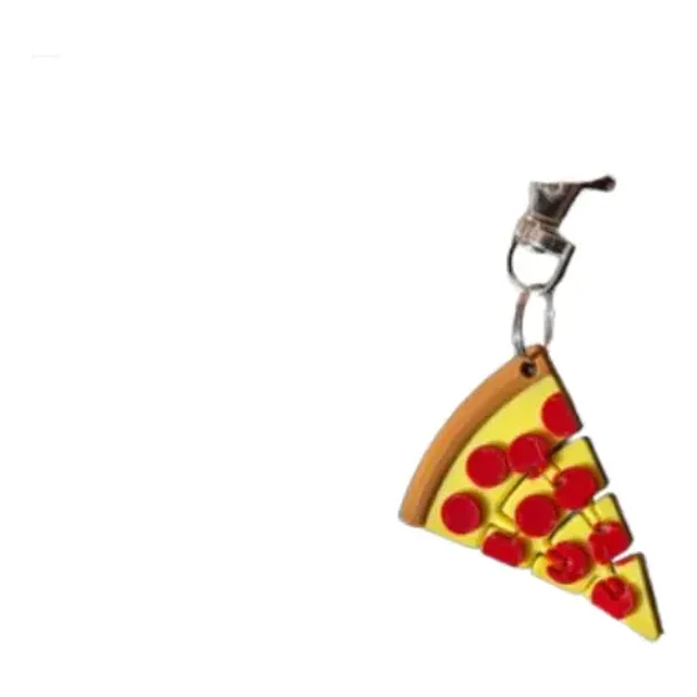 Llavero Pizza Flexible