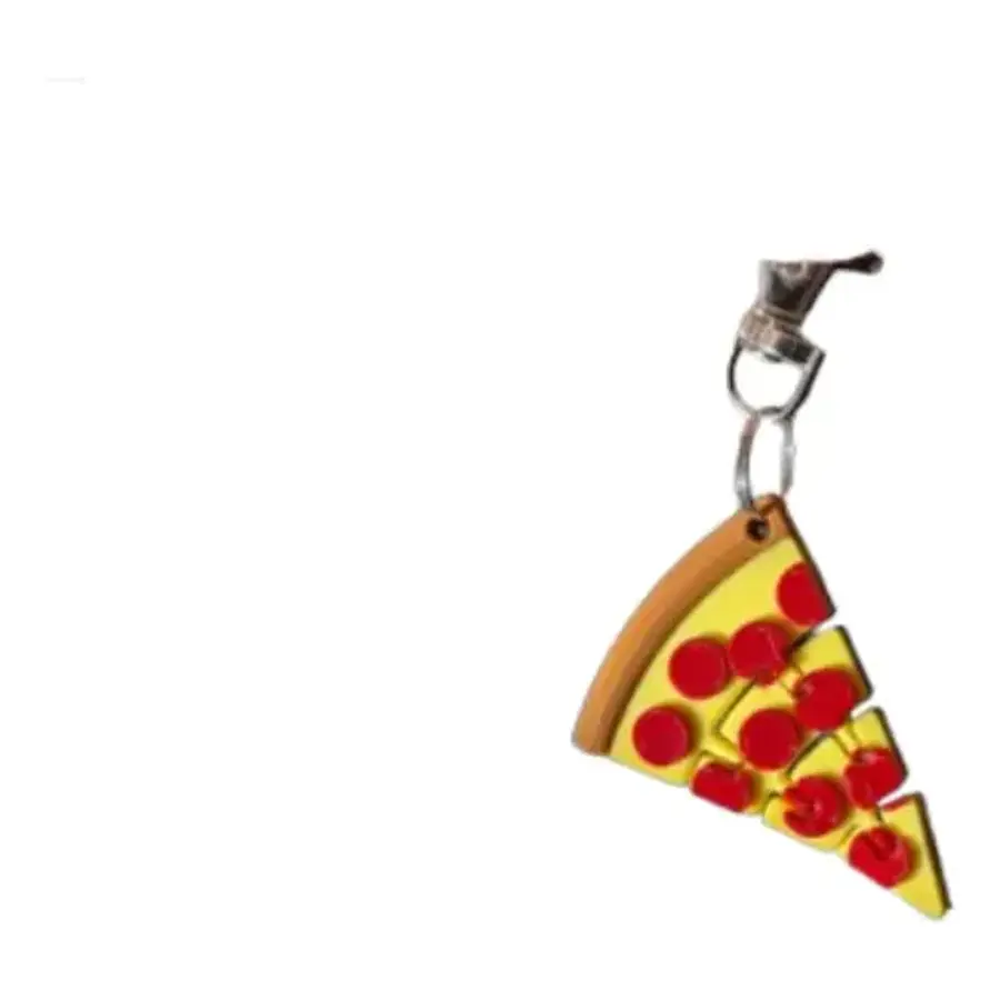 Llavero Pizza Flexible