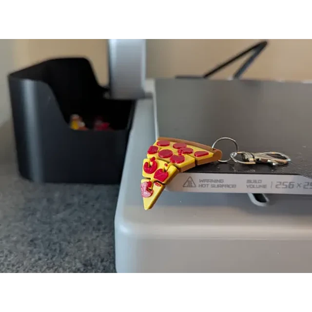 Llavero Pizza Flexible