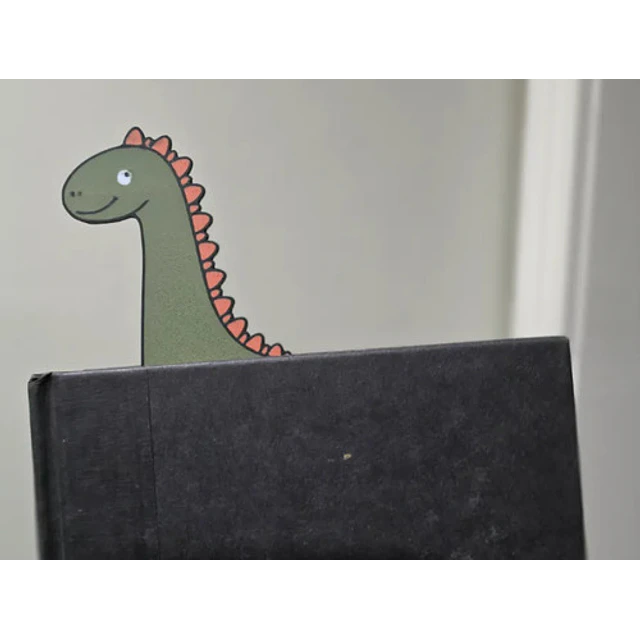 Marcapáginas De Dinosaurio Amigable