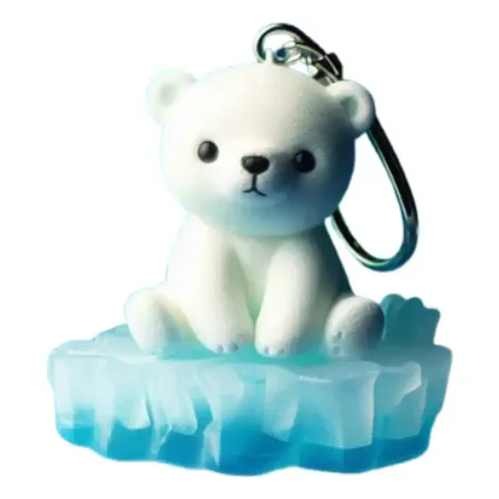 Llavero De Oso Polar Rudo 2