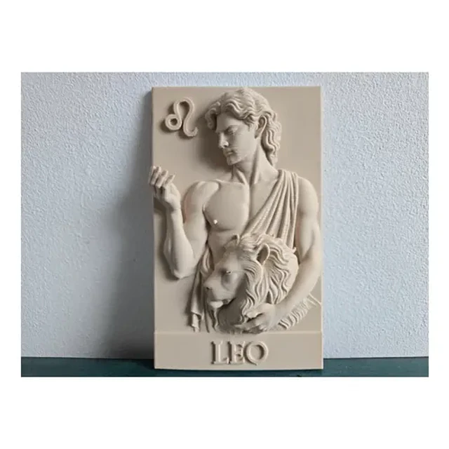 Figura Decorativa De Hombre Leo - Signo Del Zodíaco